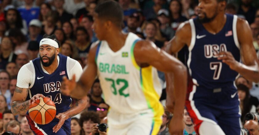 Brasil para nos EUA e se despede do basquete nos Jogos de Paris