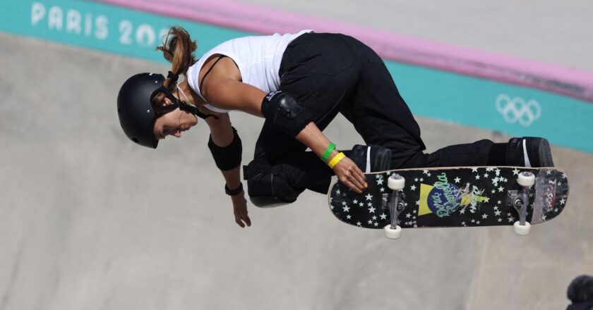 Dora Varella se classifica à final por medalhas no skate park em Paris