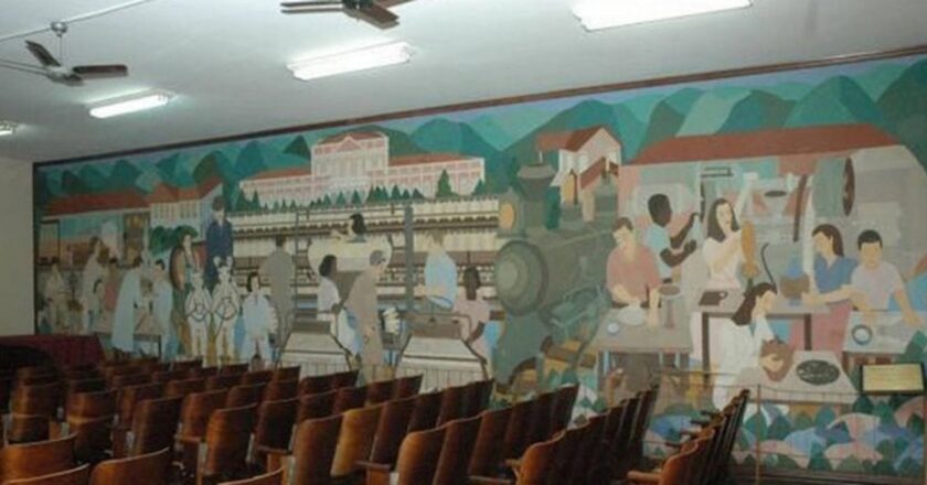 MPF acompanha restauração de painel da artista Djanira em Petrópolis