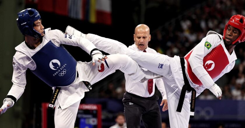 Taekwondo: Henrique Marques e Caroline Santos ficam fora do pódio