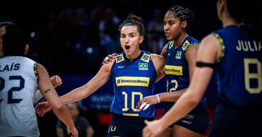 Ana Cristina lidera vitória brasileira pela Liga das Nações de vôlei