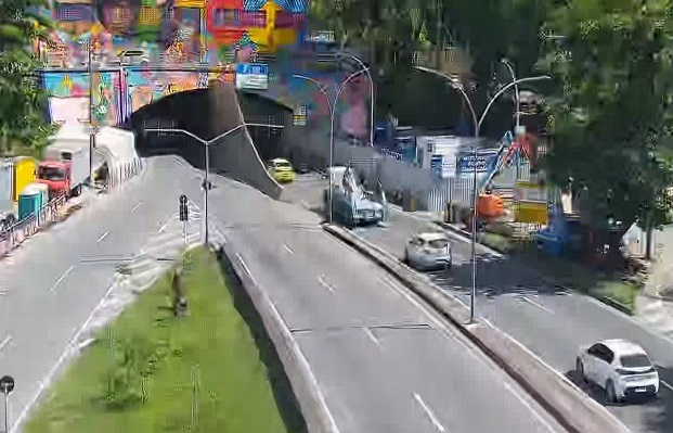 Túnel Santa Bárbara e elevados Engenheiro Freyssinet e Rufino Pizarro serão fechados para manutenção