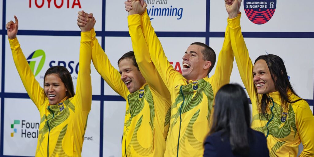 Com direito a recorde mundial, Brasil brilha no Mundial de natação