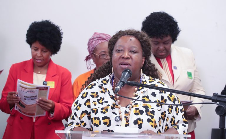 Congresso Nacional das Trabalhadoras Domésticas do Brasil. Ministra dos Direitos Humanos e da Cidadania, Macaé Evaristo.