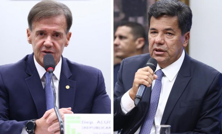 Deputados Aluisio Mendes (E) e Mendonça Filho