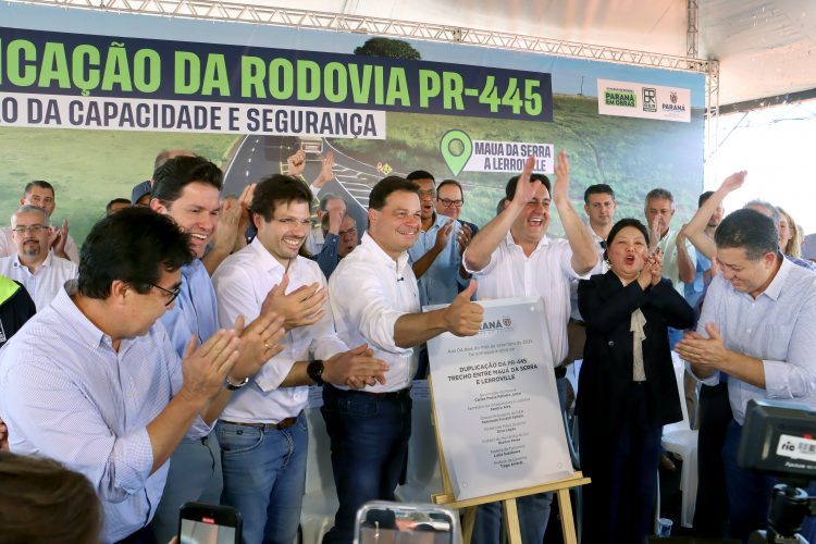 Duplicação da PR-445 entre Mauá da Serra e Lerroville é inaugurada