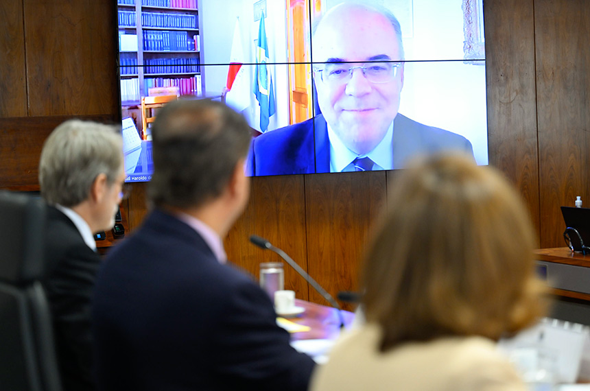 Em pronunciamento, via videoconferência, indicado para exercer o cargo de embaixador do Brasil na República da Finlândia, Haroldo de Macedo Ribeiro (MSF 61/2025).