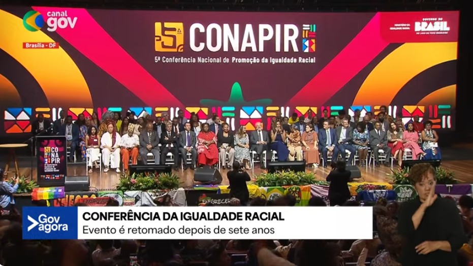 Lula participa de abertura da 5ª Conferência Nacional de Promoção da Igualdade Racial. Assista