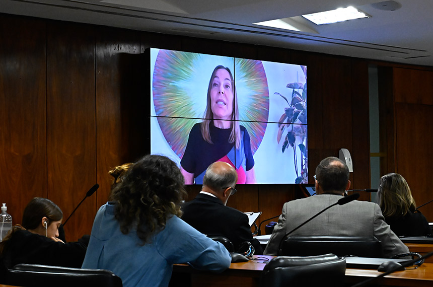 Em pronunciamento, via videoconferência, presidente da CDHHAIA, senadora Mara Gabrilli (PSD-SP).