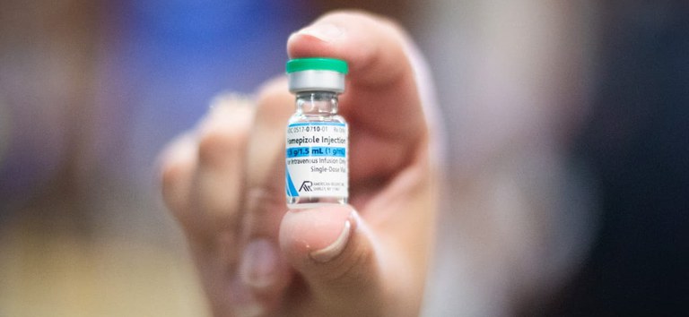 Ministério da Saúde recebe lote com 2,5 mil unidades do antídoto fomepizol