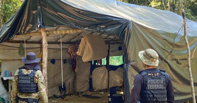 Polícia Federal e Ibama desmontam garimpos ilegais em Mato Grosso