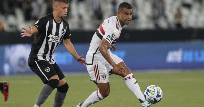 Brasileiro: São Paulo tenta tirar pontos do líder Botafogo no Morumbi
