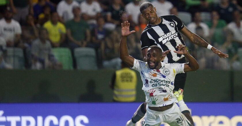 Goiás bate líder Botafogo e deixa zona do rebaixamento do Brasileiro
