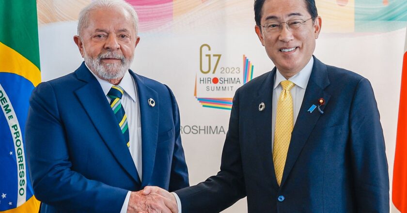 Lula e premiê japonês conversam sobre acordo com Mercosul
