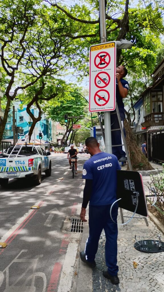 CET-Rio promove campanha educativa pelo respeito às ciclofaixas