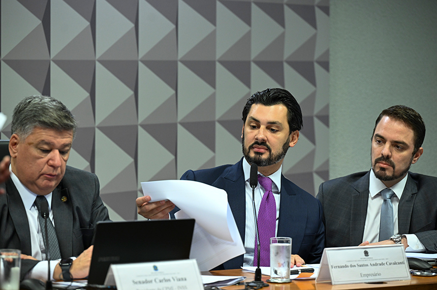 CPMI: Fernando Cavalcanti apela ao silêncio e parlamentares apontam negócios suspeitos