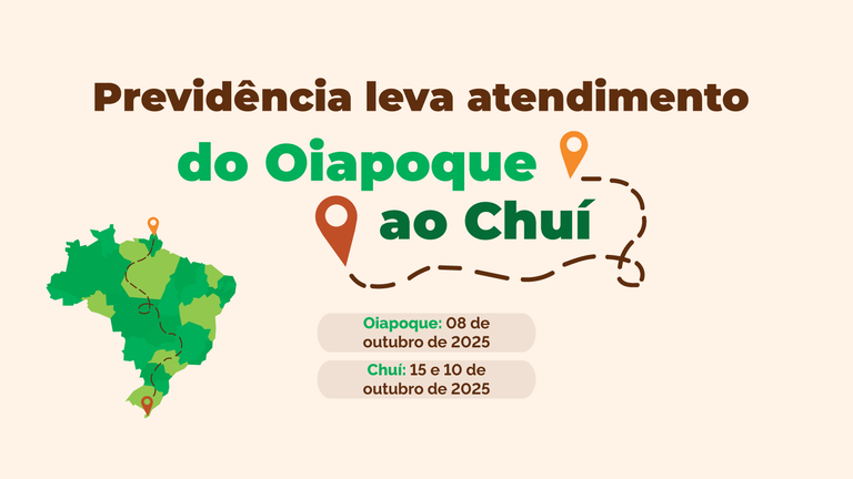 Do Oiapoque ao Chuí: INSS leva atendimento às fronteiras do Brasil