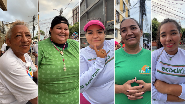 Elas reciclam o Círio: fé, força e sustentabilidade nas ruas de Belém