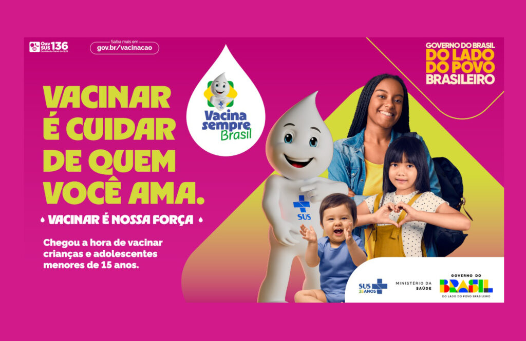 Londrina participa da Campanha de Multivacinação de crianças e adolescentes