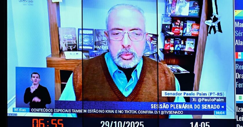 Paim critica violência de ação policial no Rio e defende PEC da Segurança