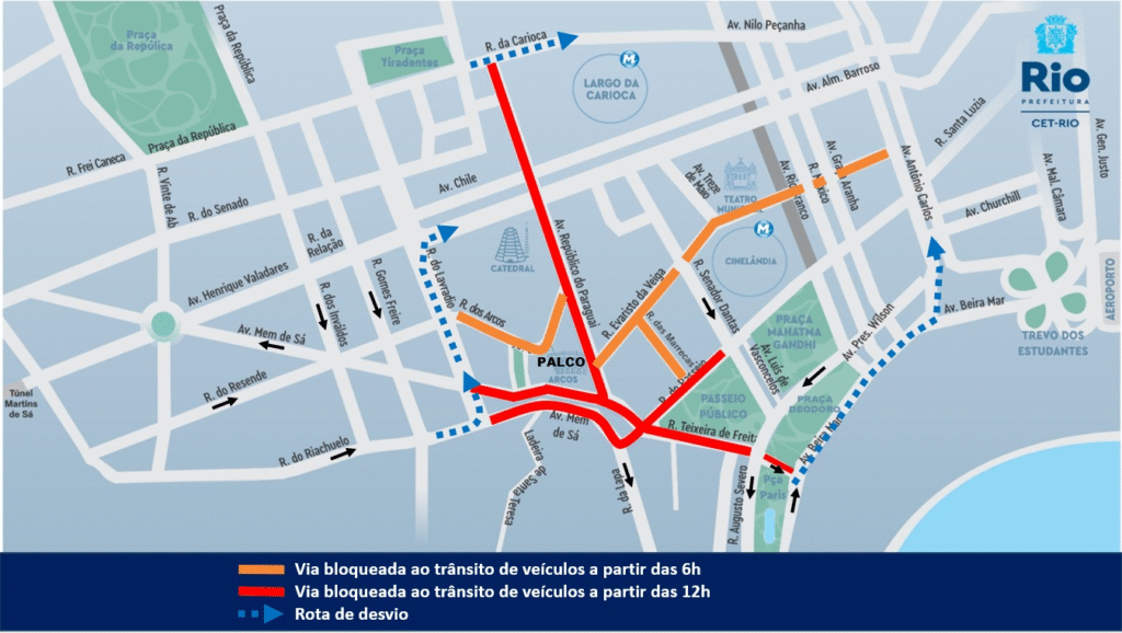 Prefeitura do Rio divulga o plano operacional para a região da Lapa no show do cantor João Gomes