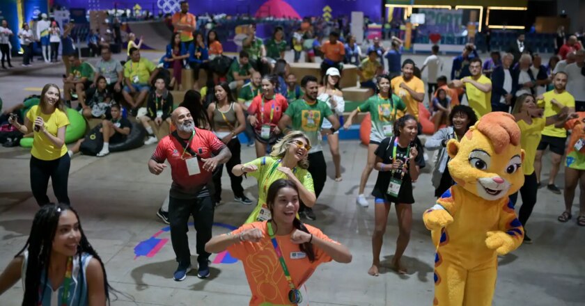 Nos Jogos da Juventude, espaço para atletas mescla esporte e educação