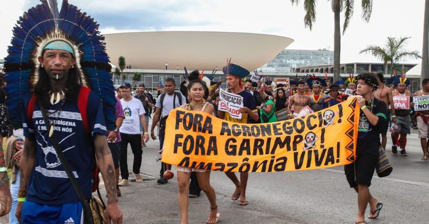 Indígenas se mobilizam para acompanhar julgamento do marco temporal