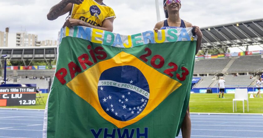 Mundial Paralímpico de Atletismo: Brasil es oro con Yeltsin y Jerusa