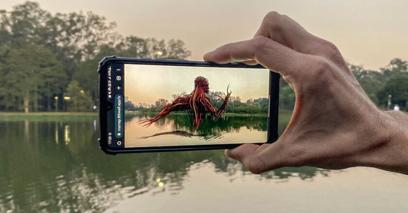 MAM exibe exposição em realidade aumentada no Parque Ibirapuera