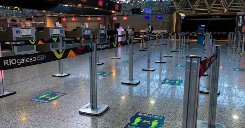 Galeão está atrás de nove aeroportos brasileiros em embarques