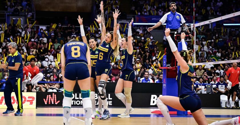 Vóley: Brasil vence y avanza en la Liga de Naciones femenina