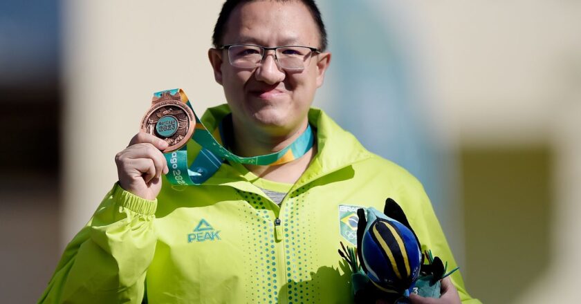 Pan: Felipe Wu conquista bronze na pistola de ar 10 metros
