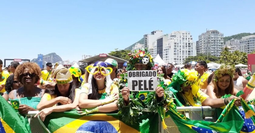 Torcedores estão empolgados no FIFA Fan Fest Rio