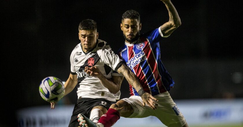 Bahia vai a São Januário e vence a primeira no Brasileiro