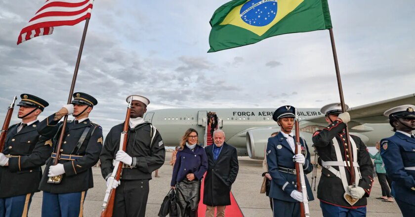 Presidente Lula chega aos Estados Unidos