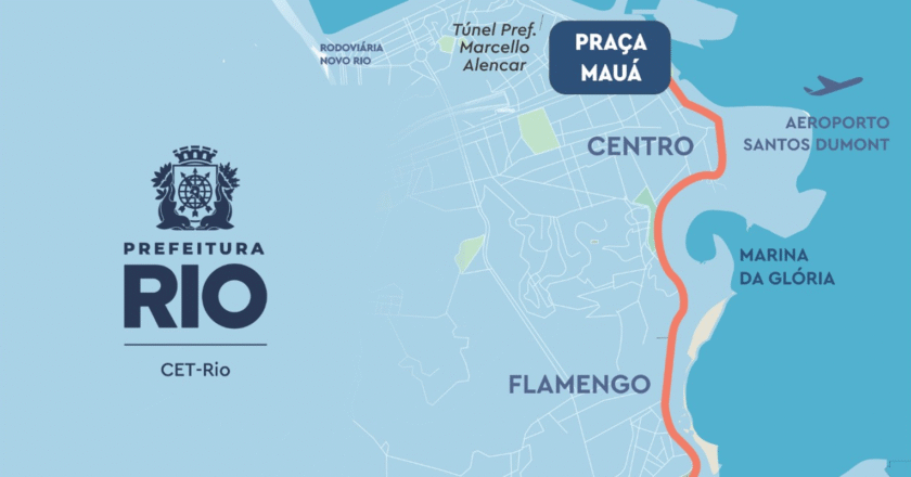 CET-Rio realiza operação teste de ciclofaixa na orla da Zona Sul e conexão com o Centro
