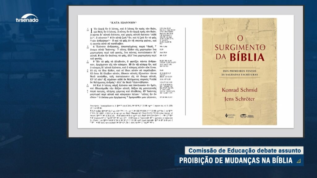 Debatedores contestam projeto que proíbe alterações em edições da Bíblia — Senado Notícias