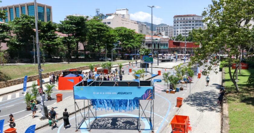 Festival Respira Rio transforma Avenida Chile em prévia do futuro Distrito de Baixa Emissão