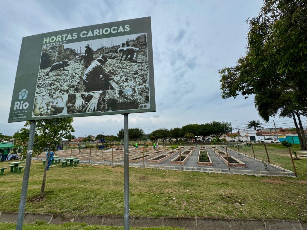 Horta de Sepetiba é inaugurada com capacidade para produzir 6 toneladas de alimentos por ano