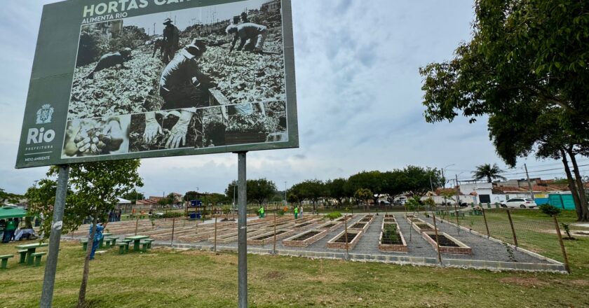 Horta de Sepetiba é inaugurada com capacidade para produzir 6 toneladas de alimentos por ano
