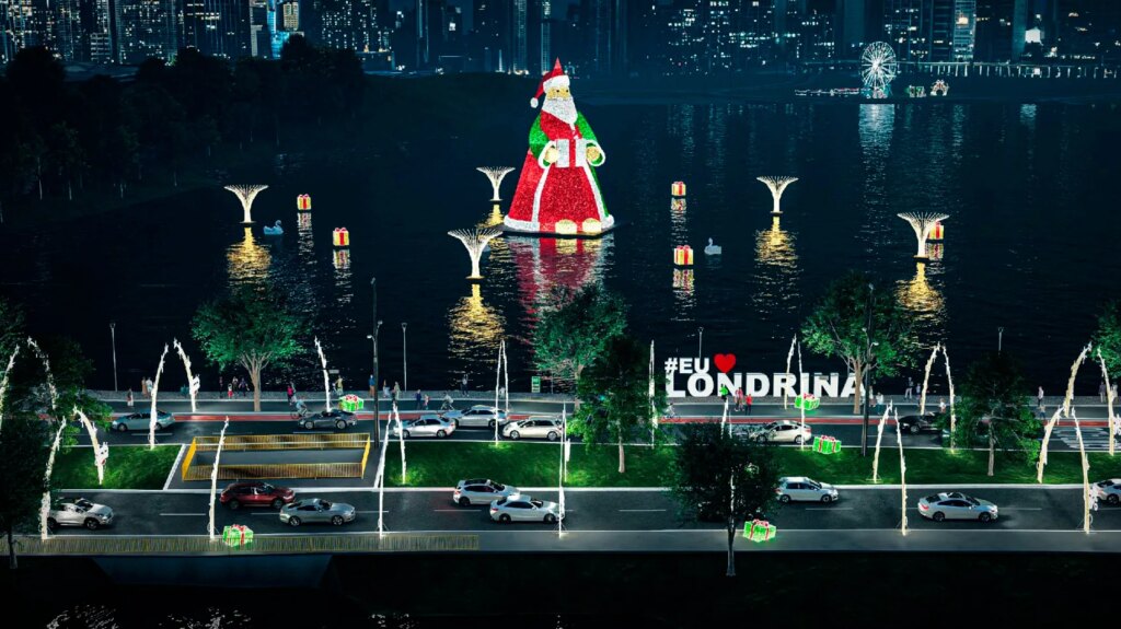 Natal do Lago Igapó terá o maior Papai Noel do Mundo