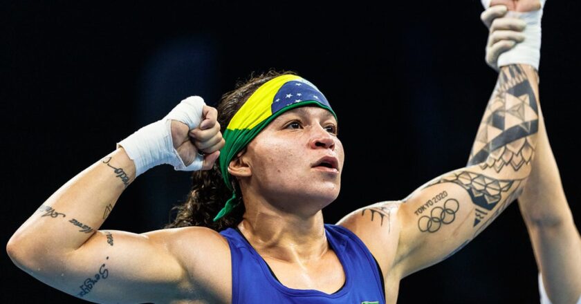 Bia Ferreira e Keno Marley são campeões do torneio de boxe de Strandja