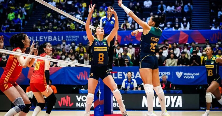 Brasil tropeça diante da China na estreia da Liga das Nações Feminina