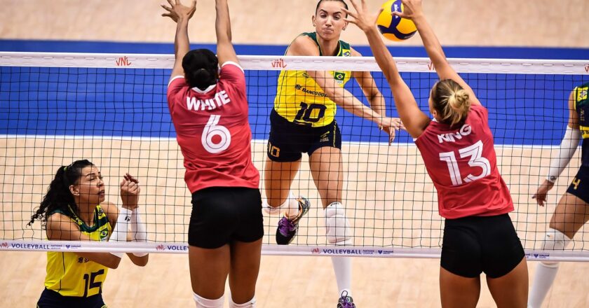 Brasil oscila e sofre revés para Canadá na Liga das Nações Feminina