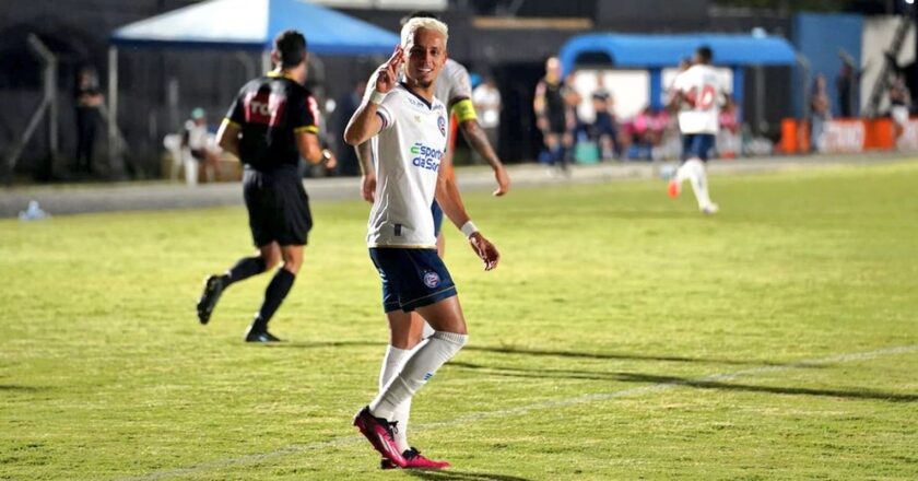 Biel decide e Bahia vence Camboriú para seguir na Copa do Brasil