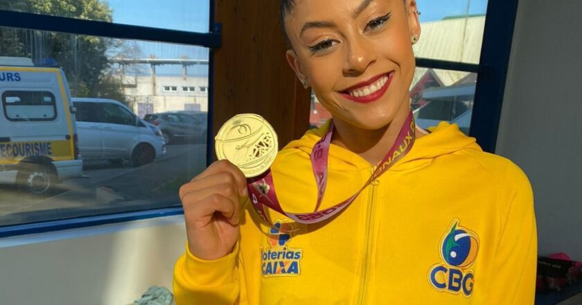 Gimnasia rítmica: Bárbara Domingos se lleva oro sin precedentes