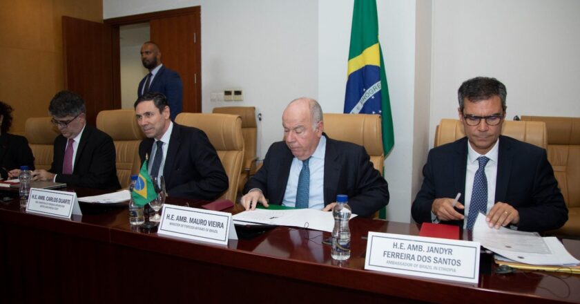 Na Etiópia, chanceler brasileiro reforça cooperação Sul-Sul
