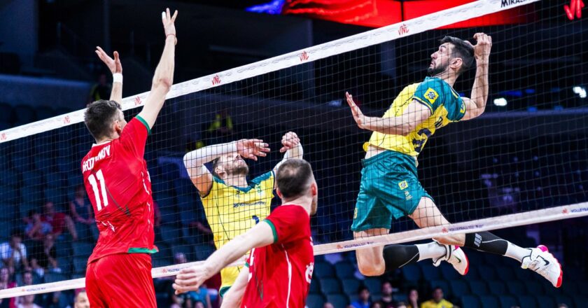 Liga das Nações: Brasil abre segunda semana com vitória sobre Bulgária