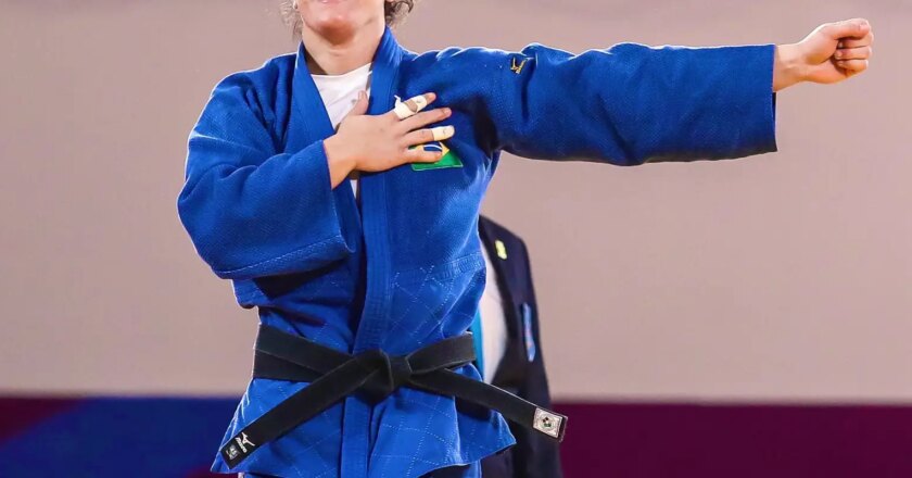 Mayra Aguiar e Rafael Macedo são bronze no World Masters de Judô