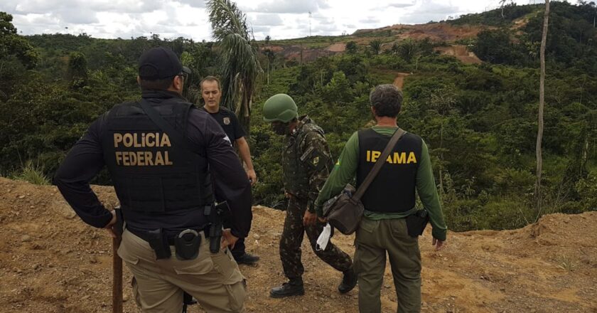 La Policía Federal brasileña contra delitos ambientales en la Amazonía